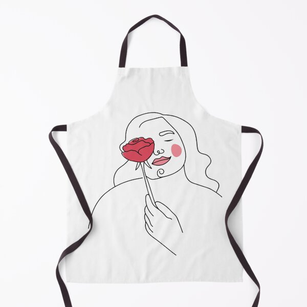 Item preview, Minimalist Abstract Woman With Rose Single Line Illustration designed and sold by gugenia.