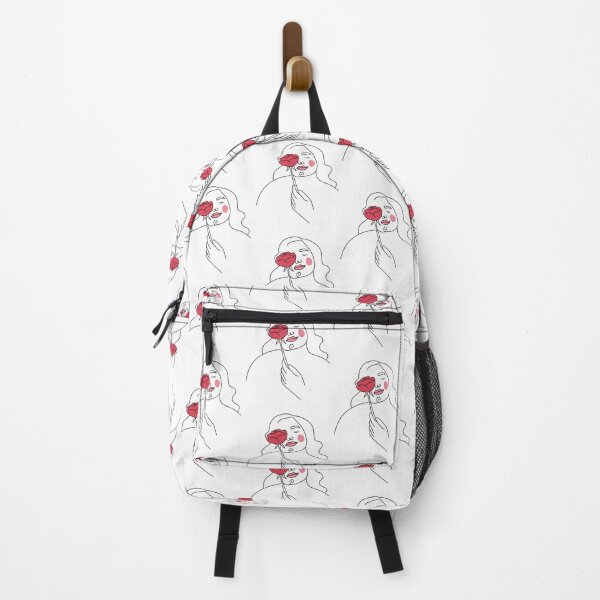 Item preview, Minimalist Abstract Woman With Rose Single Line Illustration designed and sold by gugenia.