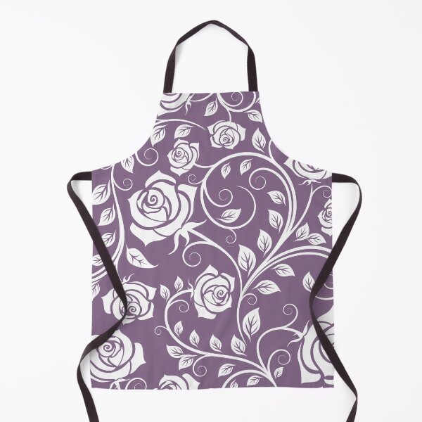 Item preview, Purple and white paisley vine flower pattern designed and sold by RRdesigned.