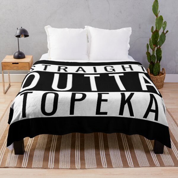 Item preview, Straight Outta Topeka designed and sold by Teelogic.