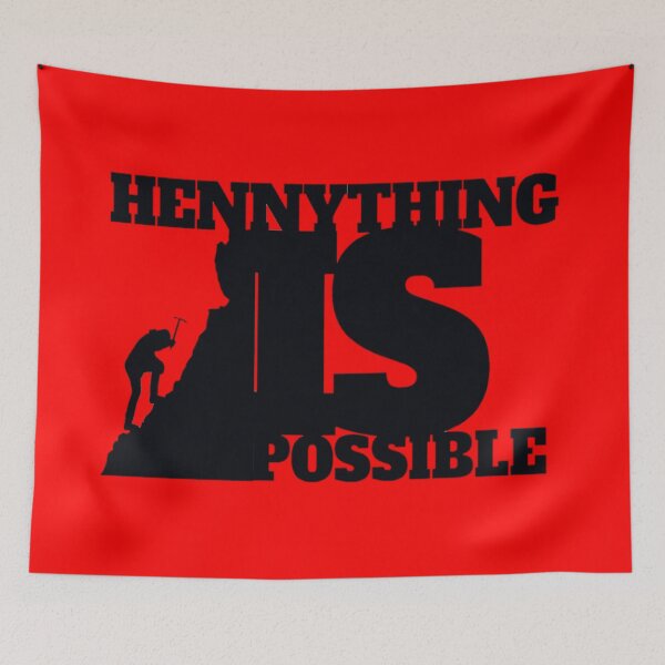 Item preview, Hennything is possible red t-shirt and masks designed and sold by wiggy38.