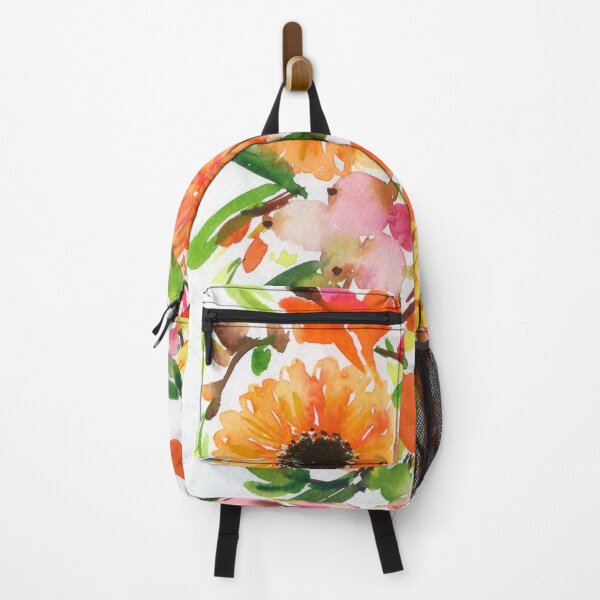 Item preview, gerbera/crocosmia/snowberry in watercolor designed and sold by kosarandrea.