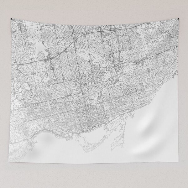 Item preview, Toronto Map, Art Print By LandSartprints designed and sold by LandSartprints.