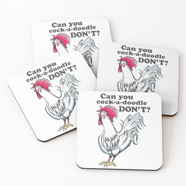 Item preview, Happy Rooster - Can You Cock-A-Doodle Don't? designed and sold by The White Bat.
