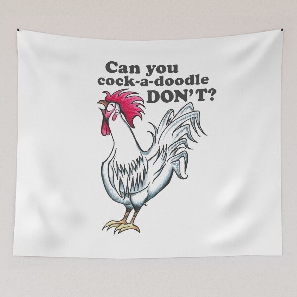 Item preview, Happy Rooster - Can You Cock-A-Doodle Don't? designed and sold by The White Bat.