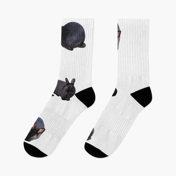 Item preview, Black Bunny Pattern (original photos) designed and sold by Grace Feucht.