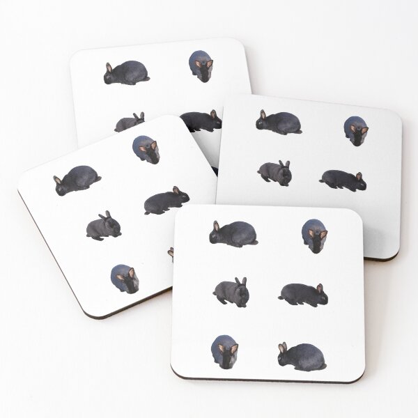 Item preview, Black Bunny Pattern (original photos) designed and sold by Grace Feucht.