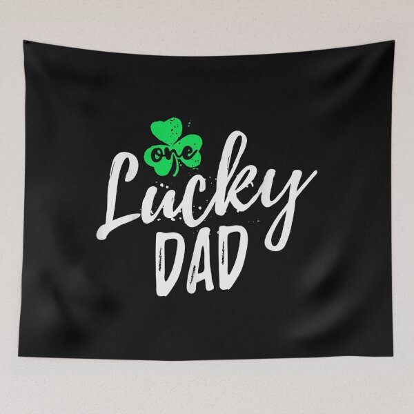 Item preview, One Lucky Dad St Patricks Day Shamrock Pajama Distressed designed and sold by Alexanderhishop.