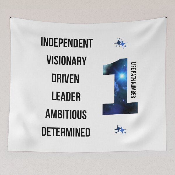 Item preview, Life Path 1, Life Path Number One, Law Of Numbers, Numerology, Understanding Numbers designed and sold by Black11Flamingo.