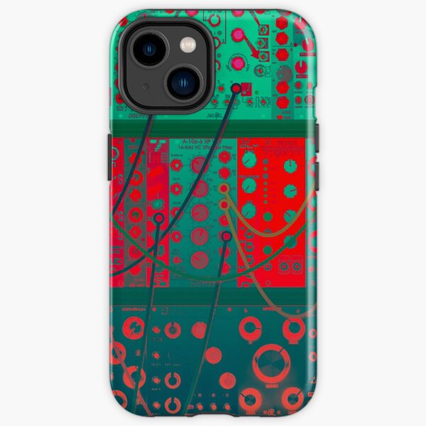 Modular Eurorack Synth Patch Color iPhone Tough Case