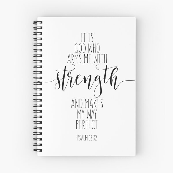 Item preview, It Is God Who Arms Me With Strength, Psalm 18:32 designed and sold by aenaonartwork.