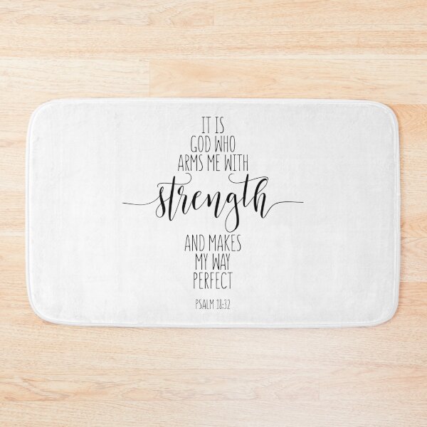 Item preview, It Is God Who Arms Me With Strength, Psalm 18:32 designed and sold by aenaonartwork.