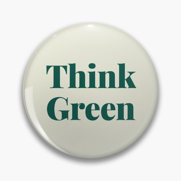 Item preview, Think Green awareness Trendy White vegan designed and sold by Africanism.