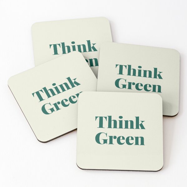 Item preview, Think Green awareness Trendy White vegan designed and sold by Africanism.