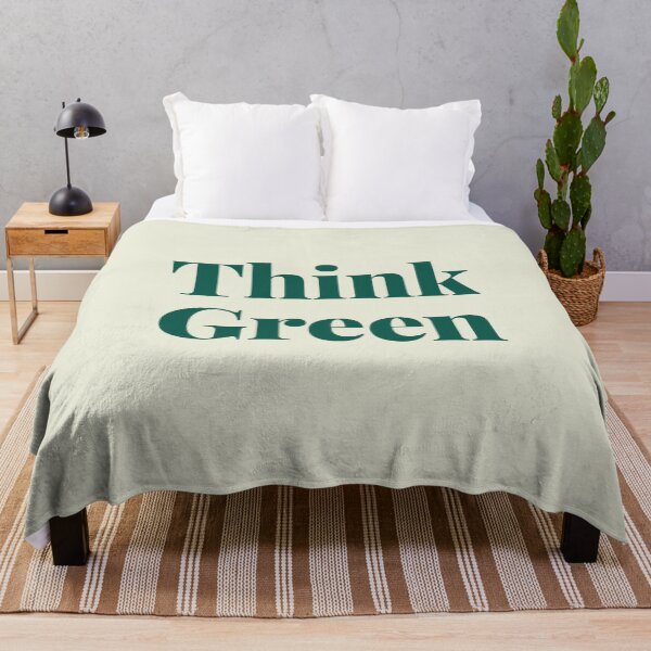Item preview, Think Green awareness Trendy White vegan designed and sold by Africanism.