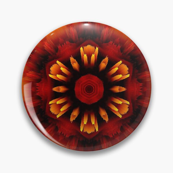 Item preview, fire flower mandala designed and sold by haroulita.