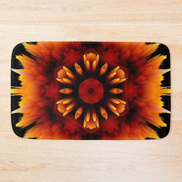 Item preview, fire flower mandala designed and sold by haroulita.