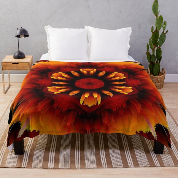Artikelvorschau, Feuerblumen-Mandala entworfen und verkauft von haroulita.