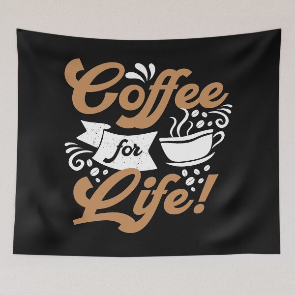 Item preview, Coffee For Life -Coffee puns  designed and sold by shivani21061993.