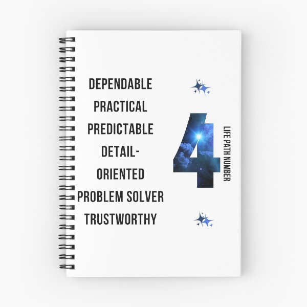 Item preview, Life Path 4, Life Path Number Four, Law Of Numbers, Numerology, Understanding Numbers designed and sold by Black11Flamingo.