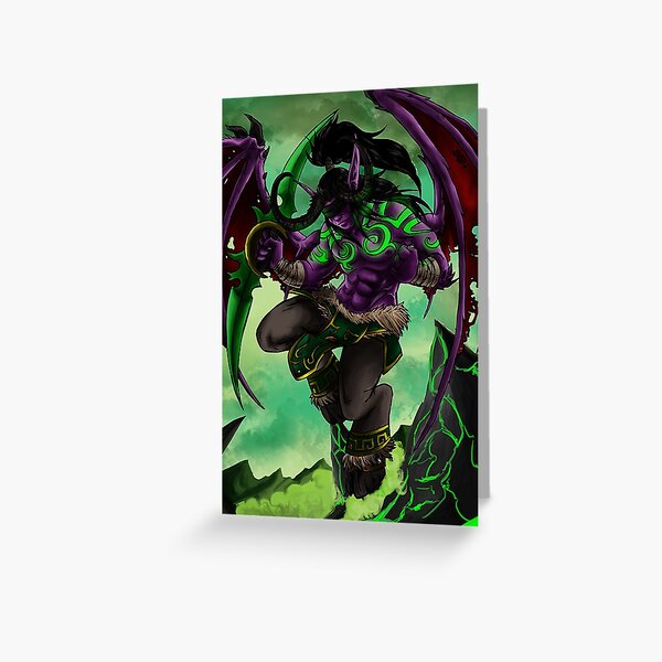 Illidan Greeting Card