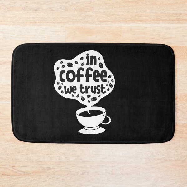Item preview, In Coffee We Trust-Coffee puns  designed and sold by shivani21061993.