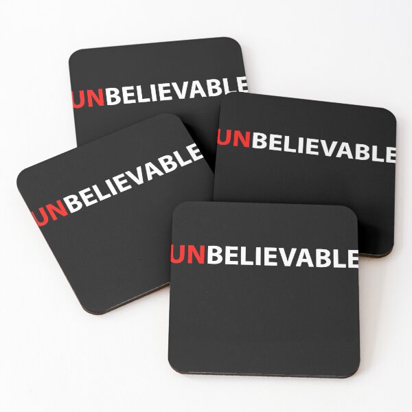 Item preview, UNBELIEVABLE designed and sold by BeRudeShop.