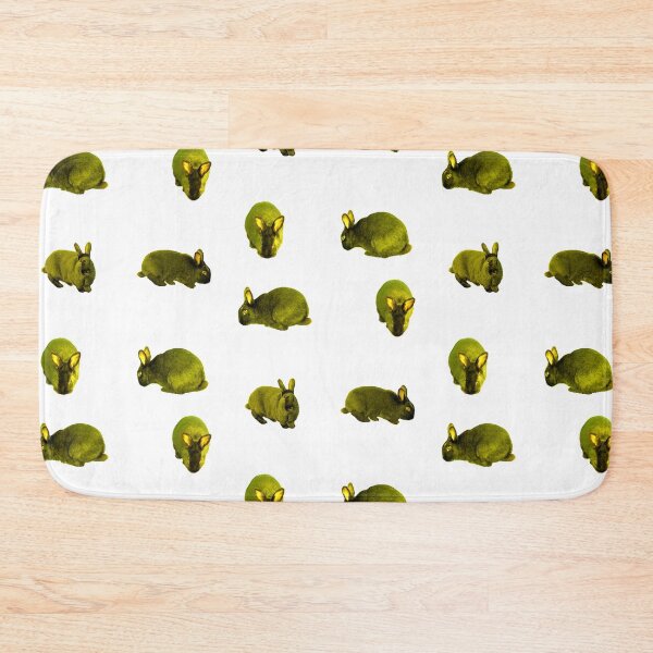 Item preview, Black Bunny Pattern (yellow edit) designed and sold by Grace Feucht.