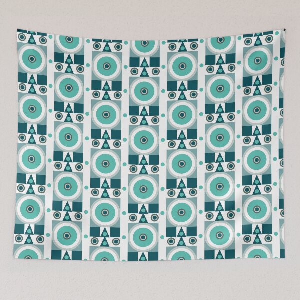 Item preview, Circle Pattern In green and dark green Colors designed and sold by Victoria Riabov.