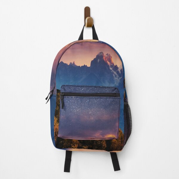 Item preview, Snow Mountain With Stars on the sky Landscape designed and sold by JTS STORE.