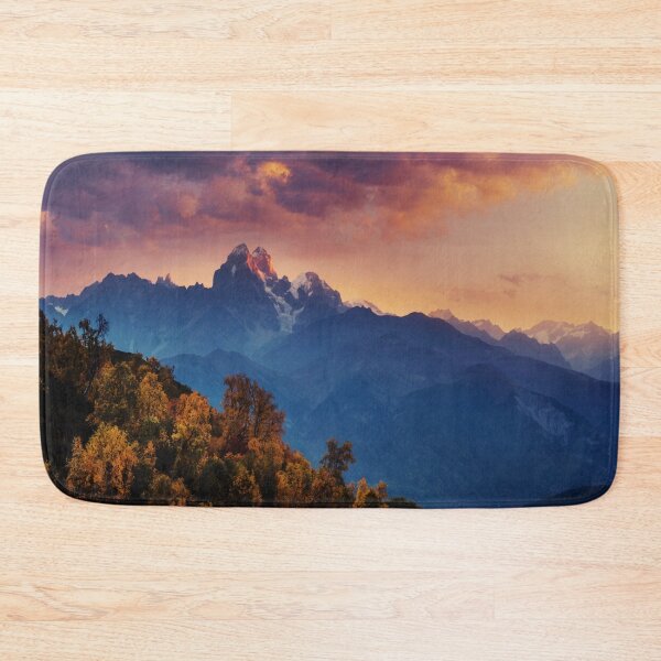 Item preview, Snow Mountain With Stars on the sky Landscape designed and sold by JTS STORE.