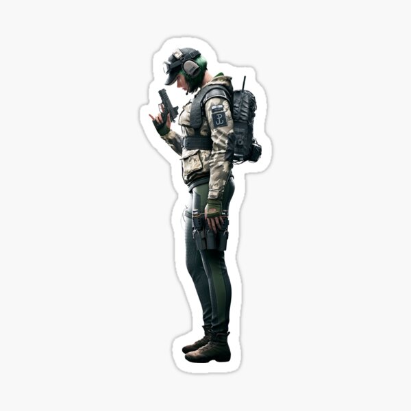 Ela Rainbow Six (Picture 01) Sticker