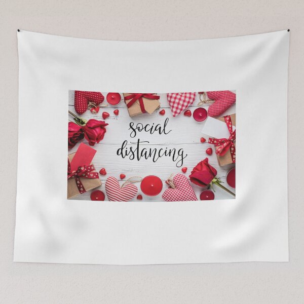 Item preview, Valentine's day Social Distancing designed and sold by NunjDesign.