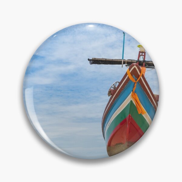 Item preview, Fishing Boat On The Beach With Blue Sky Landscape designed and sold by JTS STORE.