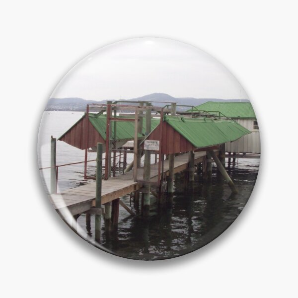 Item preview, Sandy Bay Jetty and Boatsheds designed and sold by Eleanor Wylie.