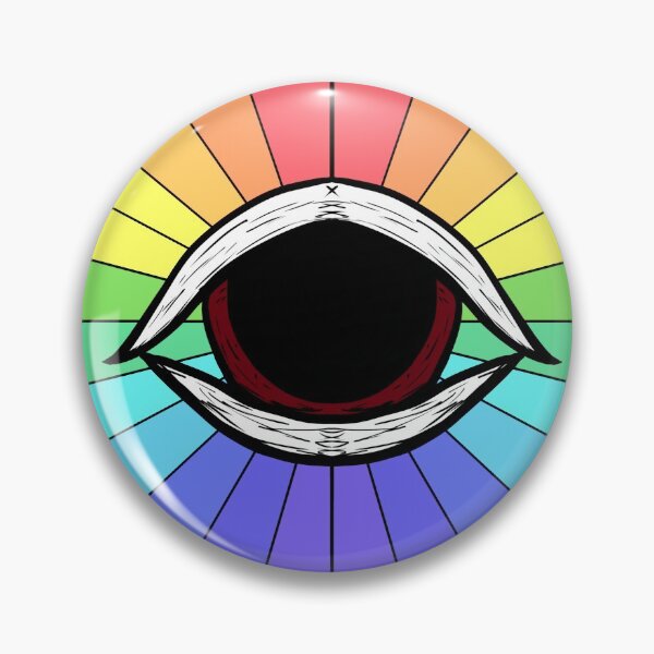 Item preview, Rainbow circle with eye designed and sold by 13thWiTCH.