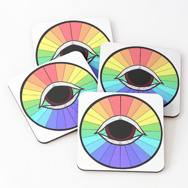 Item preview, Rainbow circle with eye designed and sold by 13thWiTCH.