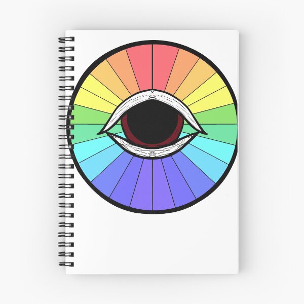 Item preview, Rainbow circle with eye designed and sold by 13thWiTCH.