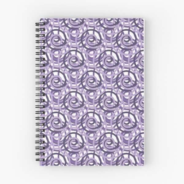 Item preview, Abstract pattern made with curls in light violet and purple colors. designed and sold by Victoria Riabov.