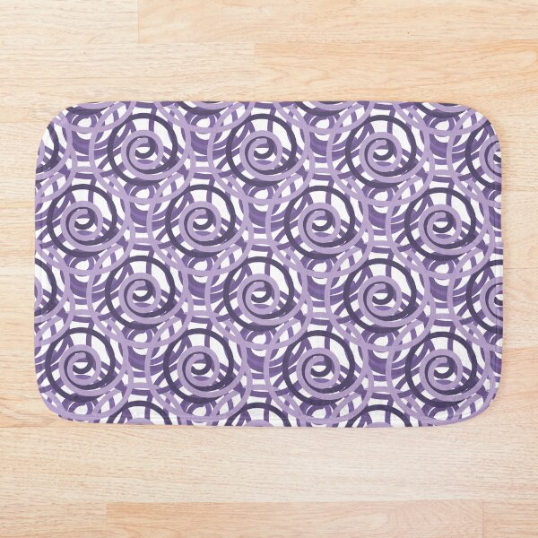 Item preview, Abstract pattern made with curls in light violet and purple colors. designed and sold by Victoria Riabov.