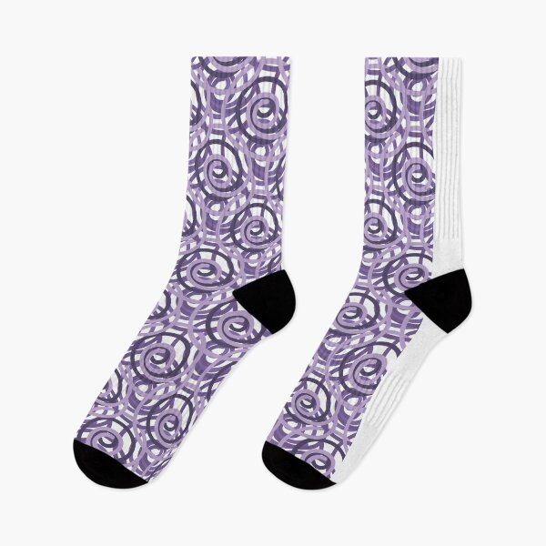 Item preview, Abstract pattern made with curls in light violet and purple colors. designed and sold by Victoria Riabov.