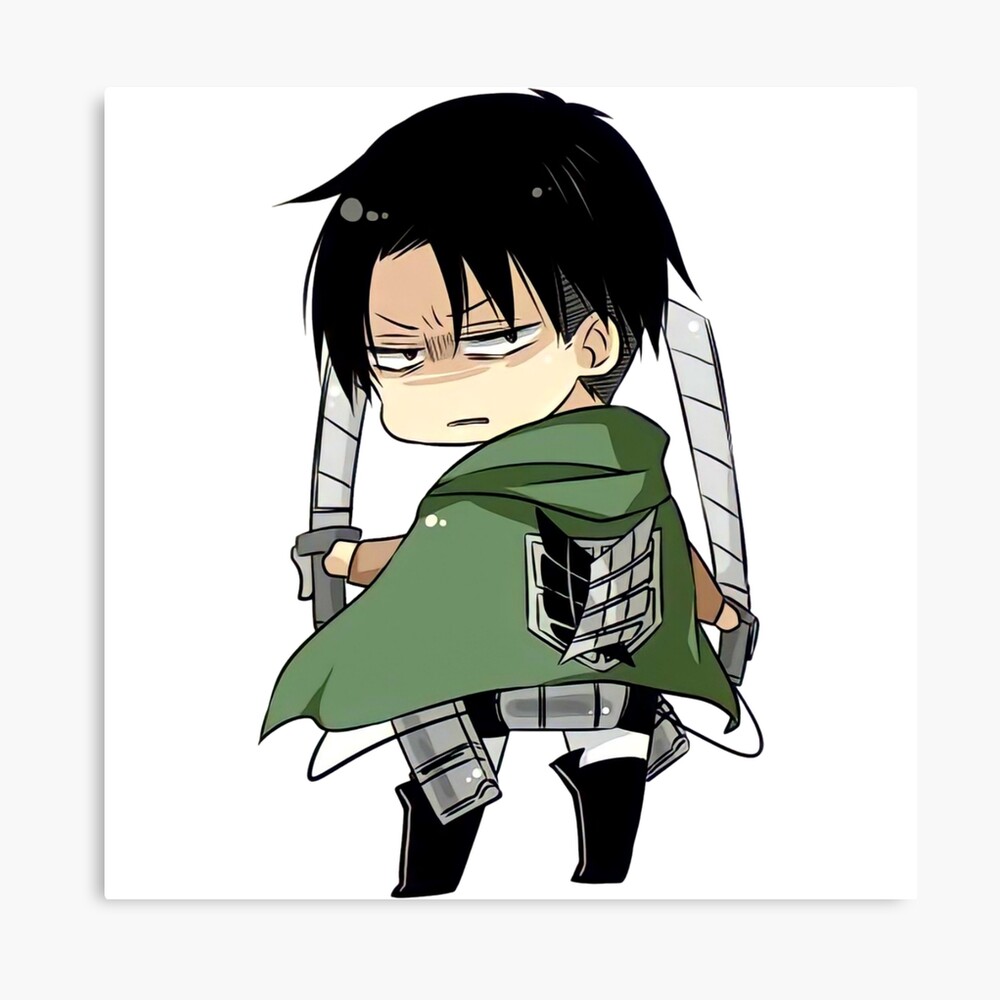 Attack On Titan Livai Chibi Fanart Snk Photographic Print For Sale By Shindouart Redbubble