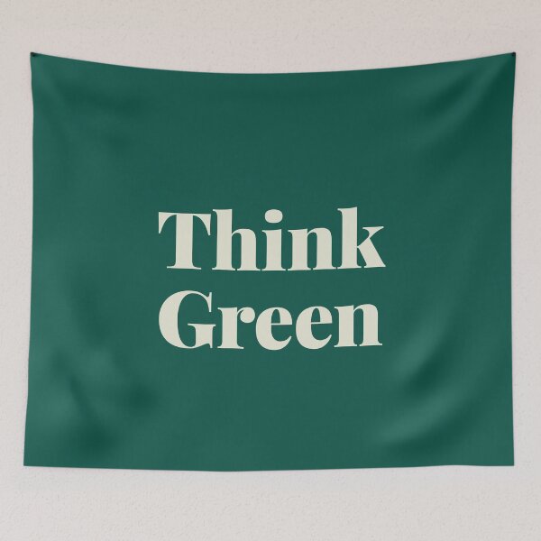 Item preview, Think Green awareness Green Trendy Eco-Friendly vegan designed and sold by Africanism.