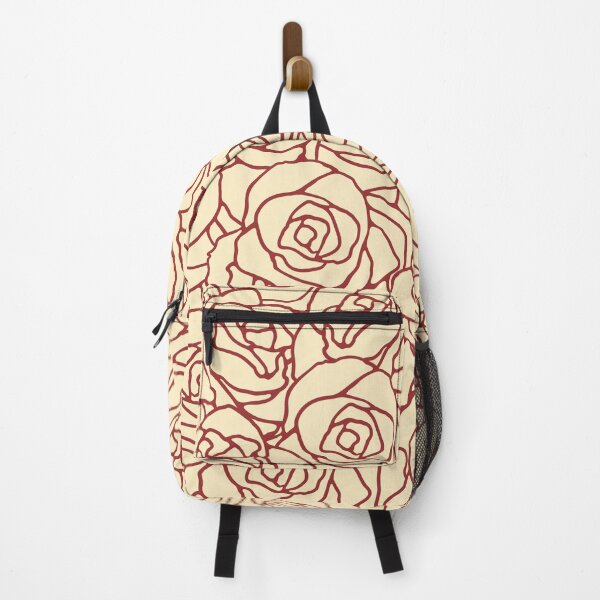 Item preview, Brown and maroon rose pattern designed and sold by RRdesigned.