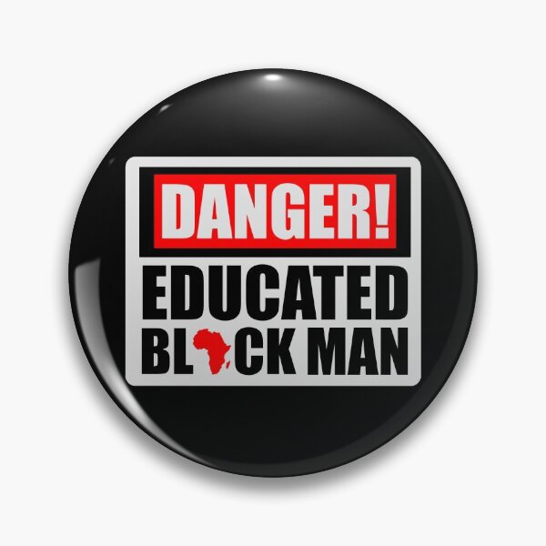Item preview, Danger Educated Black Man Black History BLM Black Pride Gear designed and sold by DynamicDesign.