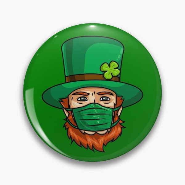 Artikelvorschau, Leprechaun Wearing A Mask Funny St. Patrick's Day Drinking Gear entworfen und verkauft von DynamicDesign.