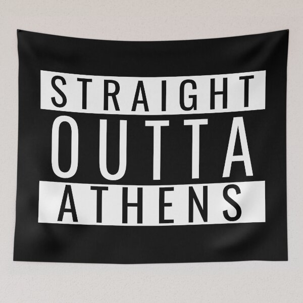 Item preview, Straight Outta Athens Georgia designed and sold by Teelogic.
