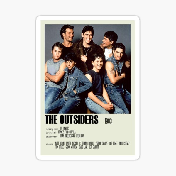 The Outsiders Stickers | Redbubble