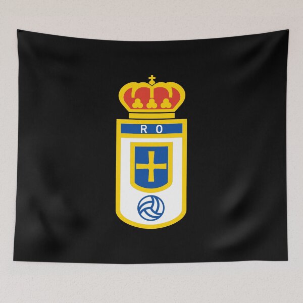 Item preview, real oviedo futbol flag coat of arms designed and sold by Original1977.