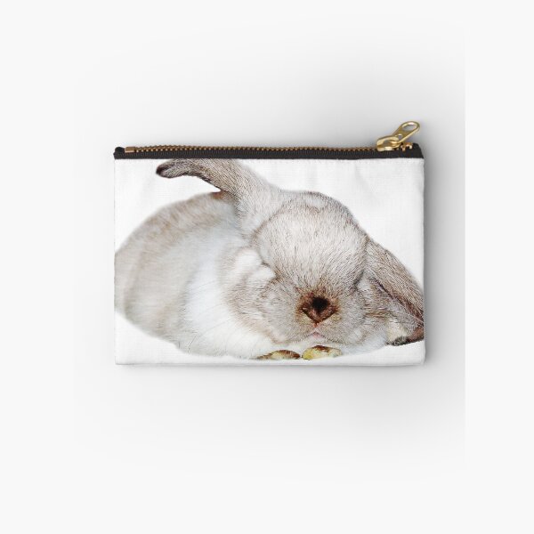 Item preview, teddy snoozing, sleeping bunny designed and sold by Trish Hart.